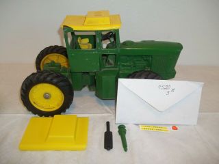 Rare Vintage 1/16 Scale John Deere 7520 4wd Tractor With Decals,  Cab Top,  Plus