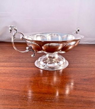 P.  Heerens & Zoon Netherlands 835 Solid Silver Arts & Crafts Brandy Bowl 225g