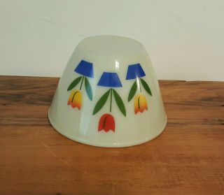 Vintage Fire King Tulip Splash Proof Mixing Bowls - Set of 4 Nesting Bowls - Retro 7
