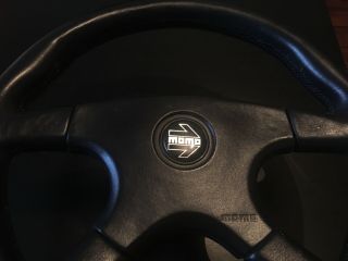 Rare Momo Ghibli 4 spoke steering wheel with stitching 3
