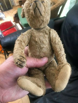 Very sweet Antique 1920 - 30s Small Mohair Bing Teddy Bear 5