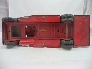 Vintage 1950 ' s Pressed Steel Tonka Pumper Fire Truck No.  5 made in USA 5