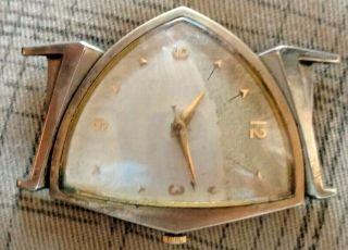 Vintage Hamilton Triangle Shape Watch Gold Filled Parts You Fix Be Happy 2