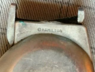 Vintage Hamilton Triangle Shape Watch Gold Filled Parts You Fix Be Happy 7