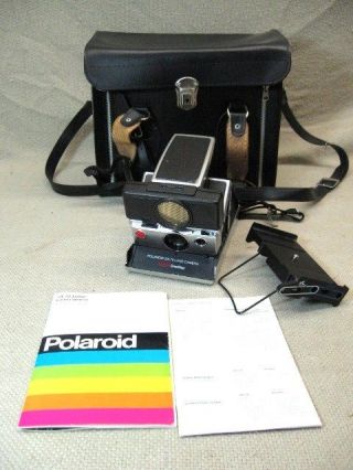 Vintage Polaroid Sx - 70 Land Camera Sonar One Step Black Parts