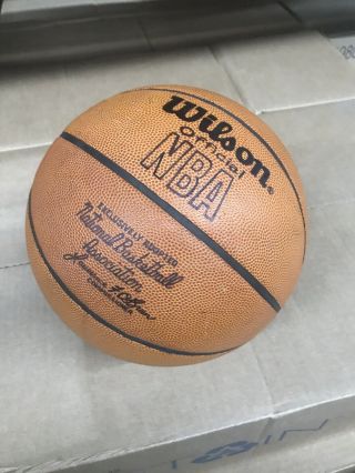 Wilson Vintage NBA Official leather Game Ball basketball o’brian USA 5