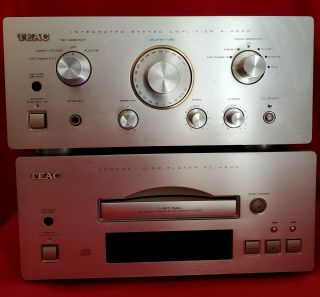 Teac A - H500 Amplifier,  Pd - H500 Cd Disc Player Vintage &