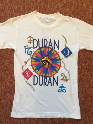 Vintage Duran Duran 1983 Tour T Shirt And Glastonbury Shirt