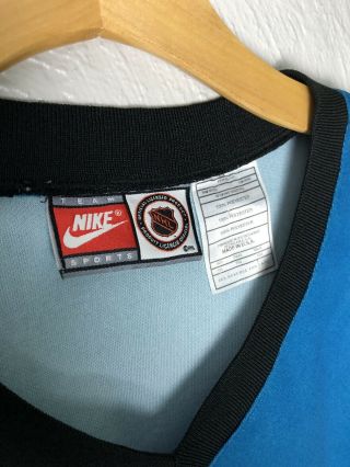 Vintage Nike San Jose Sharks Jersey All Over Print Men Sz XXL 90s Rare Big Logo 3