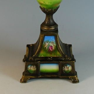 Antique French Porcelain and Bronze Vase Urn 5