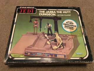 Vintage Star Wars Sears Jabba The Hutt Dungeon Action Playset,  No Figures.