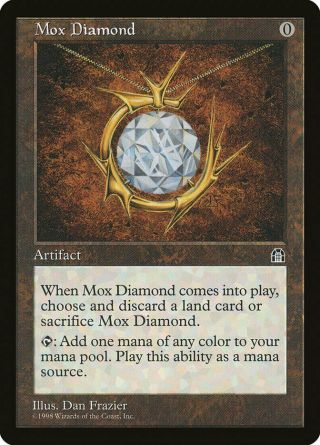 Mox Diamond X 1 - Exc - Stronghold -