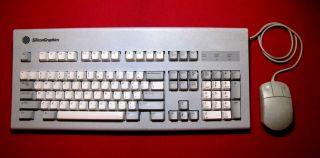 Silicon Graphics Sgi Vintage Keyboard & Mouse