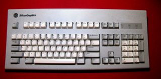 Silicon Graphics SGI Vintage Keyboard & Mouse 2