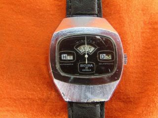 Sicura - Breitling Jump Hour Direct Read Automatic 17jewel C1960’s.