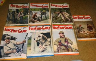 Fur Fish Game Magazines June - December 1944