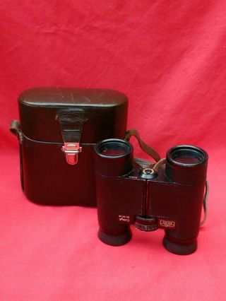 Vintage Carl Zeiss Dialyt 8 X 30 B Binoculars In Leather Case.  Fernglas