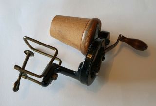 Rare Vintage/antique Singer? Knitting/sock/sewing Machine Yarn Wool Winder Spool