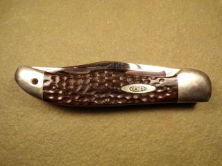 Vintage Case Usa Folding 2 Blade Pocket Knife Hunter Knife 6265 Sab