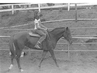 5 YOUNG BROOKE SHIELDS RIDING HORSE 1978 VINTAGE ORIG 35MM SLIDE TRANSPARENCIES 3
