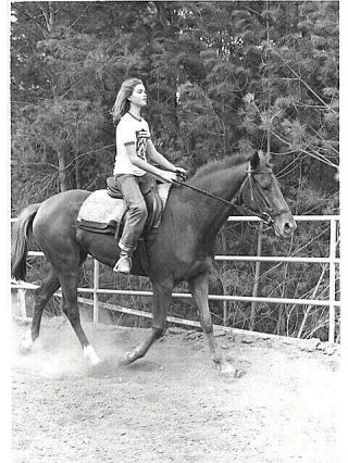 5 YOUNG BROOKE SHIELDS RIDING HORSE 1978 VINTAGE ORIG 35MM SLIDE TRANSPARENCIES 5