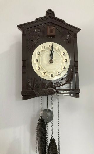 Vintage Soviet Era Majak Cuckoo Clock,  Mechanical Clock