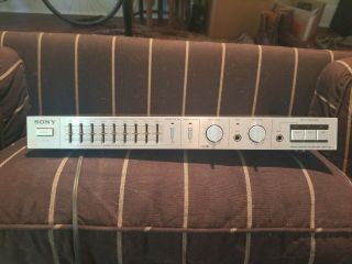 Sony Seh - 310 9 Band Hybrid Graphic Equalizer Vintage