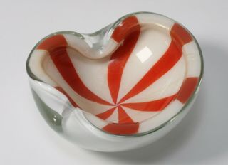 Italian Murano Art Glass Bowl By Alfredo Barbini - 1950 
