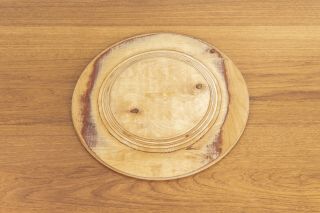 Mid Century Wooden Plate by Saarinen for Keuruu Made in Finland Wood Vintage 5