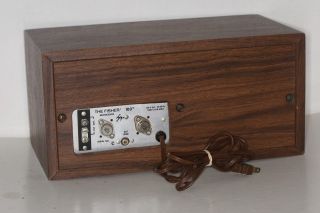 Vintage The Fisher Model 100 Microceiver AM/FM Desk Radio & 3