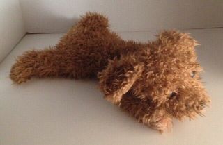 1991 Ty Rusty Puppy Dog 18 " Plush Brown Shaggy Scruffy Vintage Stuffed Animal