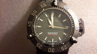 Rare Invicta 4701 Swiss Made Subaqua Noma Iii Automatic Black Watch Sapphire
