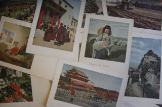 Old Vintage Chinese Photographic Prints Pictures Repulica Of China Art Portfolio