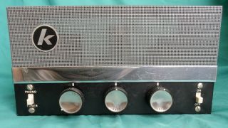 Vintage Knight Km - 15 Tube Amplifier Hi - Fi Mono Amp Allied Radio Chicago