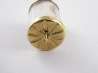 VINTAGE SOLID 9CT GOLD EMERGENCY 10 SHILLING NOTE CHARM PENDANT 3.  4 g 5