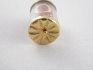 VINTAGE SOLID 9CT GOLD EMERGENCY 10 SHILLING NOTE CHARM PENDANT 3.  4 g 6