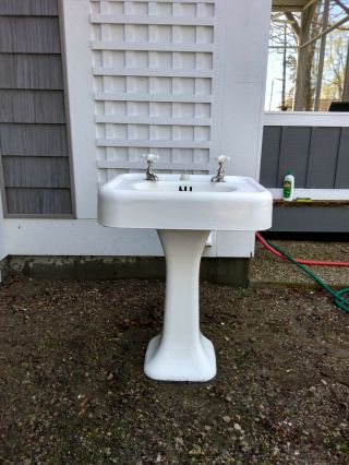 Vintage Pedestal Sink
