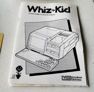 Vintage VTECH Whiz - Kid A childs bridge to a personal computer 8