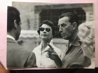 Rare Vivien Leigh In Italy 1957 Orig Still 2