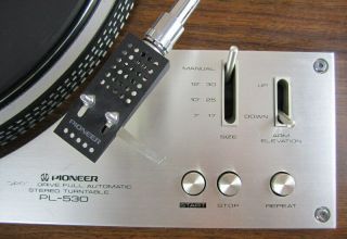 Vintage Pioneer PL - 530 Direct Drive Turntable For Repair 6