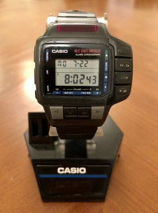 Vintage CASIO Watch CMD - 10 TV/VCR Remote Control Japan Wristwatch 1028 Module 2