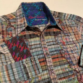 Robert Graham RARE Limited Edition Pattern Large Multicolor Embroidered 2