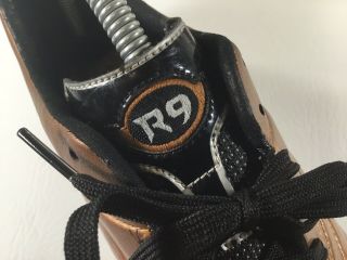 Nike Match Mercurial R9 F.  G Metallic Copper Black White Mens Size 9.  5 Rare Cleat 10