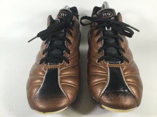 Nike Match Mercurial R9 F.  G Metallic Copper Black White Mens Size 9.  5 Rare Cleat 2