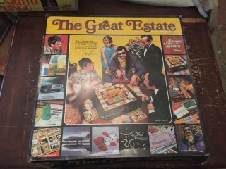 Vintage 1974 Hasbro The Great Estate Board Game Complete