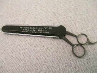 Vintage C - Mon The Speedy Hair Cutting Barber Peter J Michels Scissors