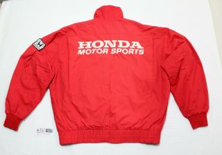Rare Vintage Honda Motor Sports Racing F1 Motorcycle Bike Jumper Jacket,  Large