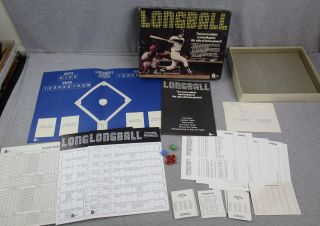 Vintage Longball Baseball Game 1979 Complete Ashburn