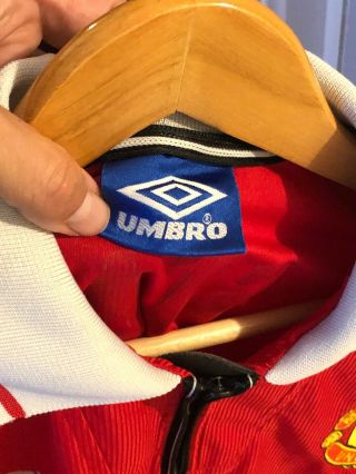 Manchester United Home Shirt Long Sleeve 1998/1999/2000 Vintage Jaap Stam Retro 3