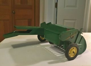Vintage 1950 ' s ESKA John Deere Tractor Hay Baler Toy Attachment,  Beauty 3